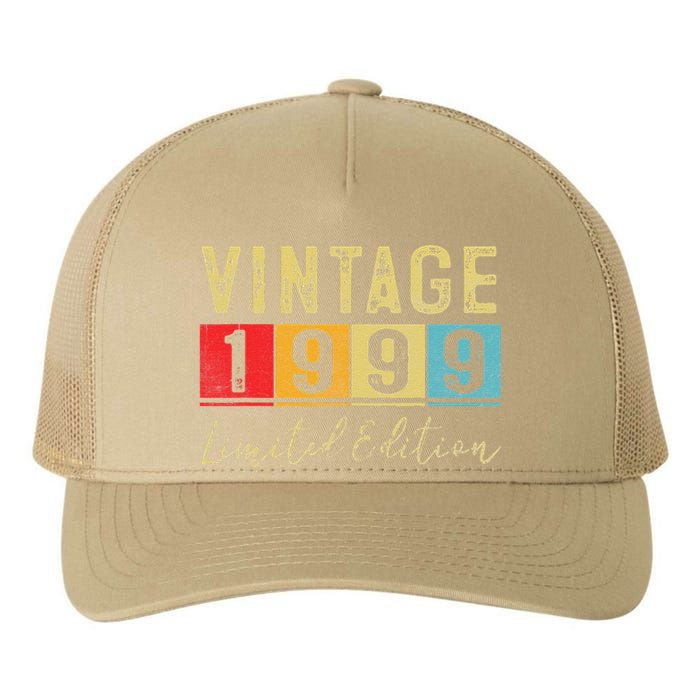 Vintage 1999 Limited Edition Made In 1999 24th Birthday Gift Yupoong Adult 5-Panel Trucker Hat