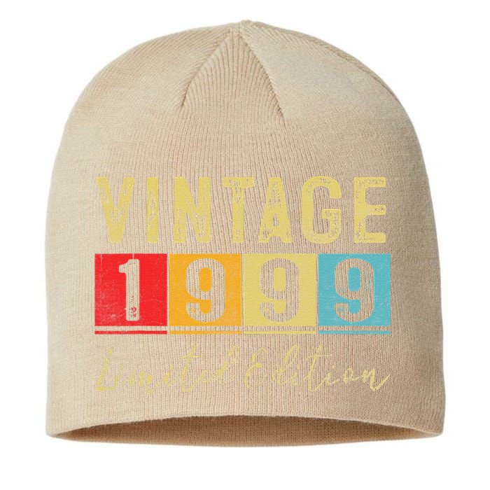 Vintage 1999 Limited Edition Made In 1999 24th Birthday Gift Sustainable Beanie