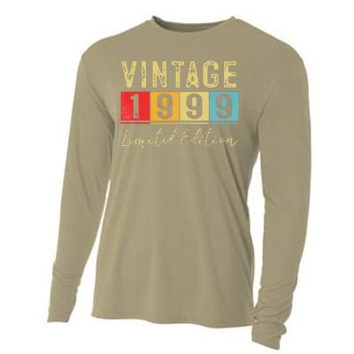 Vintage 1999 Limited Edition Made In 1999 24th Birthday Gift Cooling Performance Long Sleeve Crew