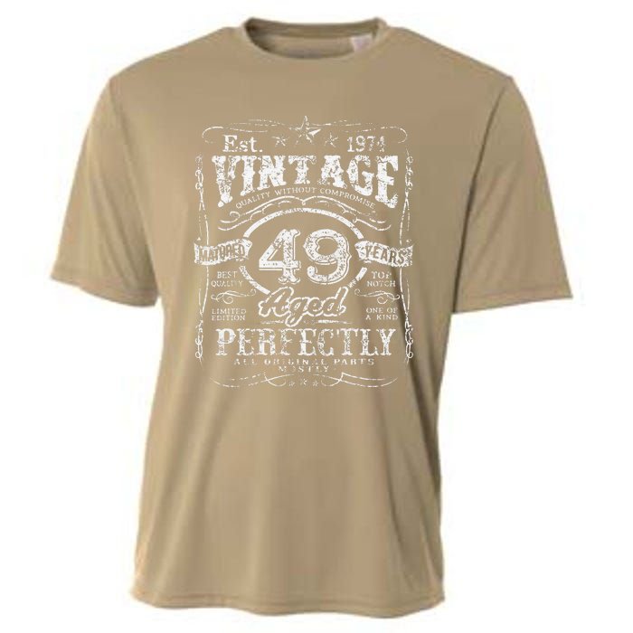 Vintage 1974 Limited Edition 49 Year Old 49th Birthday Cute Cooling Performance Crew T-Shirt