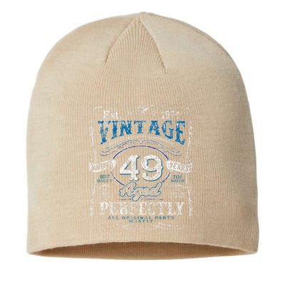 Vintage 1974 Limited Edition 49 Year Old 49th Birthdays Sustainable Beanie