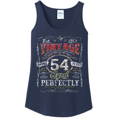 Vintage 1969 Limited Edition 54 Year Old 54th Birthdays Ladies Essential Tank