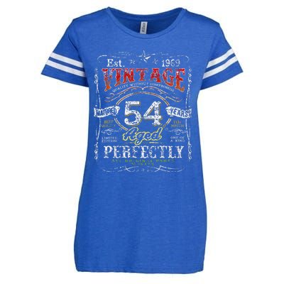 Vintage 1969 Limited Edition 54 Year Old 54th Birthdays Enza Ladies Jersey Football T-Shirt