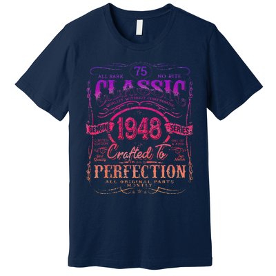 Vintage 1948 Limited Edition 75 Year Old 75th Birthday Cute Premium T-Shirt