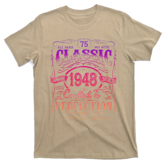 Vintage 1948 Limited Edition 75 Year Old 75th Birthday Cute T-Shirt