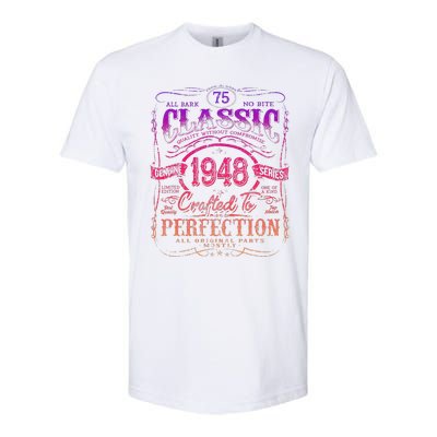 Vintage 1948 Limited Edition 75 Year Old 75th Birthday Cute Softstyle CVC T-Shirt