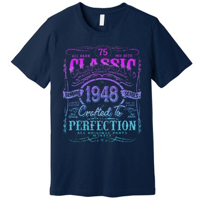 Vintage 1948 Limited Edition 75 Year Old 75th Birthday Premium T-Shirt