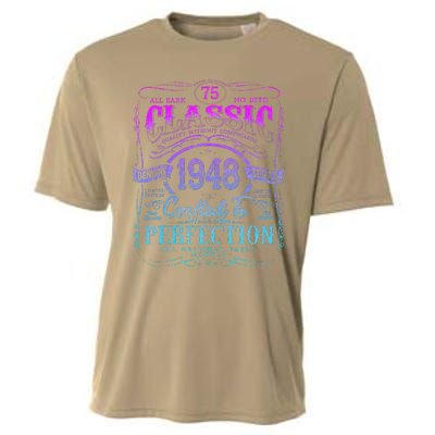 Vintage 1948 Limited Edition 75 Year Old 75th Birthday Cooling Performance Crew T-Shirt