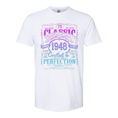 Vintage 1948 Limited Edition 75 Year Old 75th Birthday Softstyle CVC T-Shirt