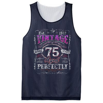 Vintage 1948 Limited Edition 75 Year Old 75th Birthdays Mesh Reversible Basketball Jersey Tank