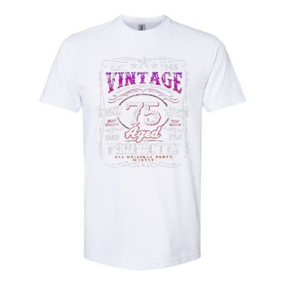 Vintage 1948 Limited Edition 75 Year Old 75th Birthdays Softstyle CVC T-Shirt