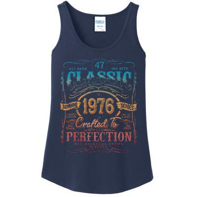 Vintage 1976 Limited Edition 47 Year Old 47th Birthday Ladies Essential Tank