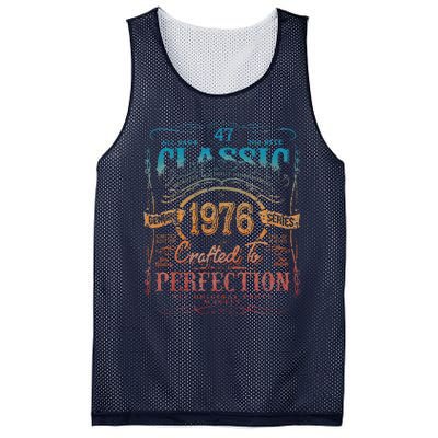 Vintage 1976 Limited Edition 47 Year Old 47th Birthday Mesh Reversible Basketball Jersey Tank