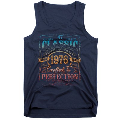 Vintage 1976 Limited Edition 47 Year Old 47th Birthday Tank Top