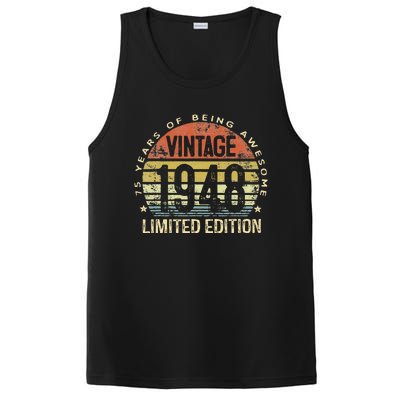 Vintage 1948 Limited Edition 75 Year Old Gifts 75th Birthday PosiCharge Competitor Tank