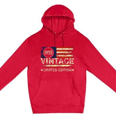 Vintage 1955 Limited Edition 68 Year Old Gifts 68th Birthday Premium Pullover Hoodie