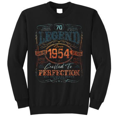 Vintage 1954 Limited Edition 70 Year Old 70th Birthday Sweatshirt