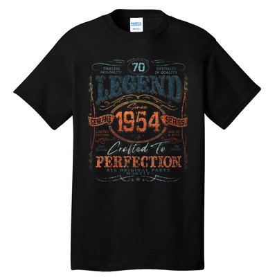 Vintage 1954 Limited Edition 70 Year Old 70th Birthday Tall T-Shirt