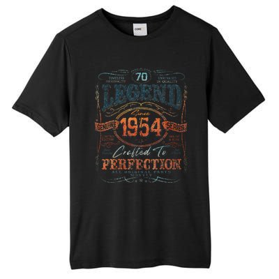 Vintage 1954 Limited Edition 70 Year Old 70th Birthday Tall Fusion ChromaSoft Performance T-Shirt