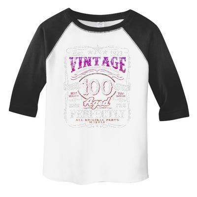 Vintage 1923 Limited Edition 100 Year Old 100th Birthday Love Toddler Fine Jersey T-Shirt