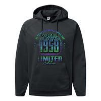 Vintage 1958 Limited Edition 65 Year Old 65th Birthday Performance Fleece Hoodie