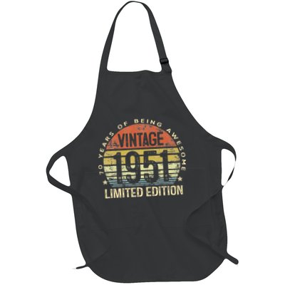 Vintage 1951 Limited Edition 72 Year Old Gifts 72th Birthday Apron