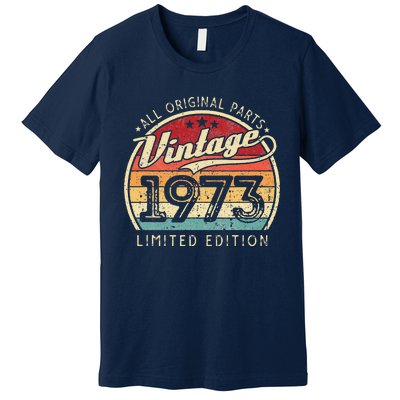 Vintage 1973 Limited Edition 49 Years Old 49th Birthday Premium T-Shirt