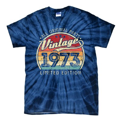 Vintage 1973 Limited Edition 49 Years Old 49th Birthday Tie-Dye T-Shirt