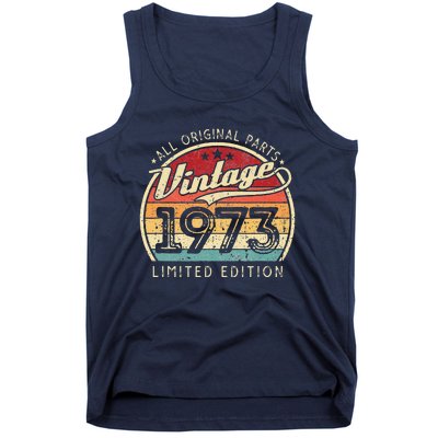 Vintage 1973 Limited Edition 49 Years Old 49th Birthday Tank Top