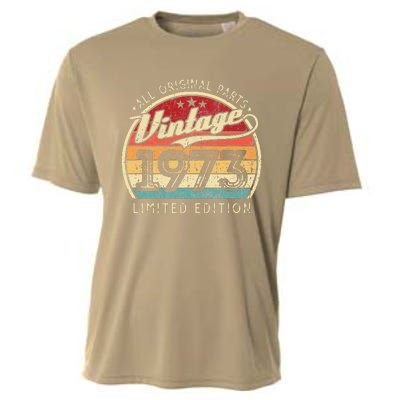 Vintage 1973 Limited Edition 49 Years Old 49th Birthday Cooling Performance Crew T-Shirt