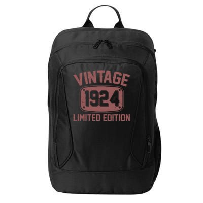 Vintage 1924 Limited Edition 100th Birthday City Backpack