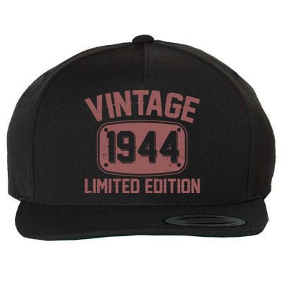 Vintage 1944 Limited Edition 80th Birthday Wool Snapback Cap