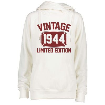 Vintage 1944 Limited Edition 80th Birthday Womens Funnel Neck Pullover Hood