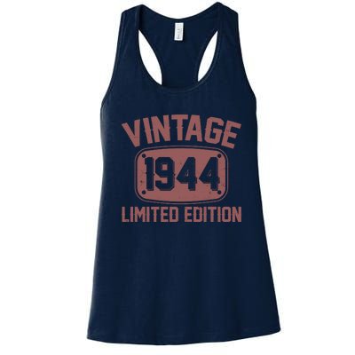 Vintage 1944 Limited Edition 80th Birthday Women's Racerback Tank