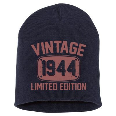 Vintage 1944 Limited Edition 80th Birthday Short Acrylic Beanie