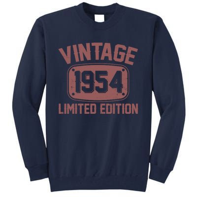 Vintage 1954 Limited Edition 70th Birthday Tall Sweatshirt