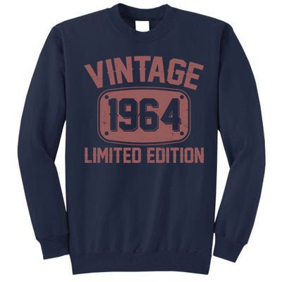 Vintage 1964 Limited Edition 60th Birthday Tall Sweatshirt