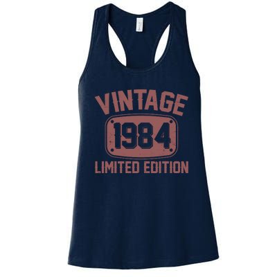 Vintage 1984 Limited Edition 40th Birthday Women's Racerback Tank