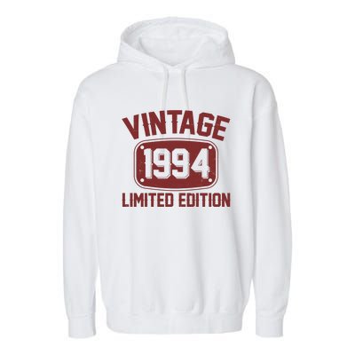 Vintage 1994 Limited Edition 30th Birthday Garment-Dyed Fleece Hoodie