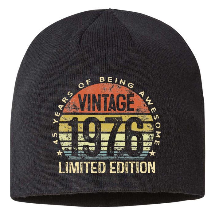 Vintage 1976 Limited Edition 47 Year Old Gifts 47th Birthday Sustainable Beanie