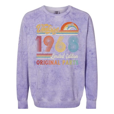 Vintage 1968 Limited Edition Original Parts Colorblast Crewneck Sweatshirt