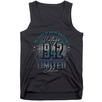Vintage 1942 Limited Edition 83 Year Old 83rd Birthday Tank Top