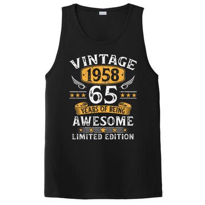 Vintage 1958 Limited Edition 65 Year Old 65th Birthday Gifts PosiCharge Competitor Tank