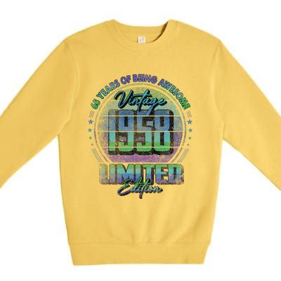 Vintage 1958 Limited Edition 65 Year Old 65th Birthday Premium Crewneck Sweatshirt