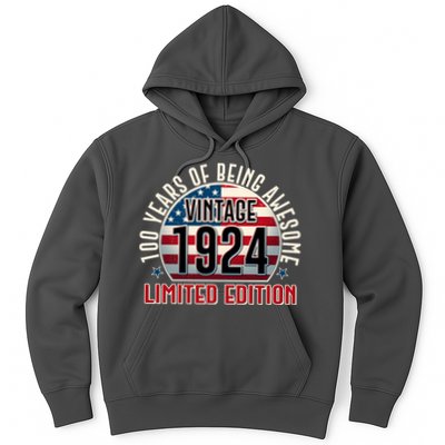 100th Birthday 1924 Limited Edition 100 Years Of Being Awesome Hoodie