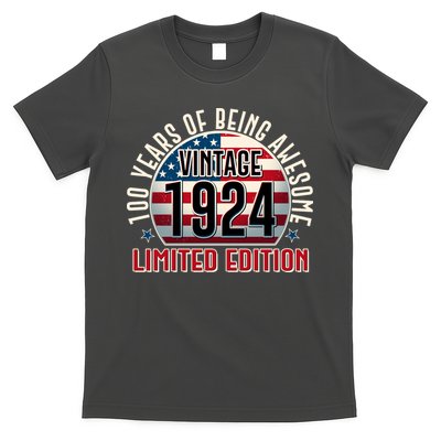 100th Birthday 1924 Limited Edition 100 Years Of Being Awesome T-Shirt