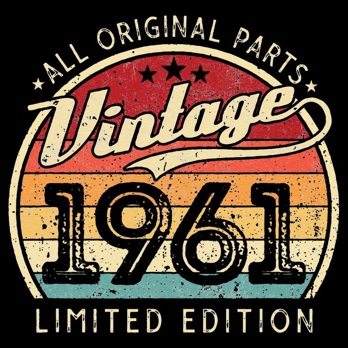 Vintage 1961 Limited Edition 62 Years Old 61st Birthday Cooling Performance Crew T-Shirt