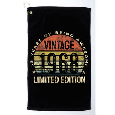 Vintage 1968 Limited Edition 55 Year Old Gifts 55th Birthday Golf Towel