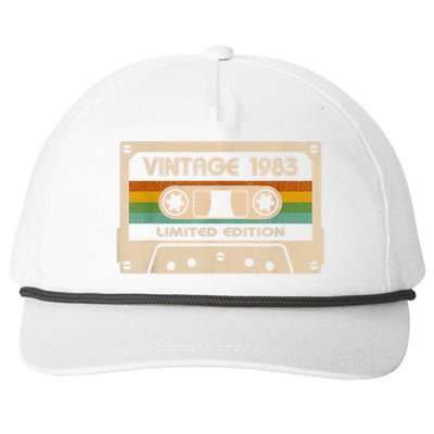 Vintage 1983 Limited Edition 40 Year Old Gifts 40th Birthday Snapback Five-Panel Rope Hat