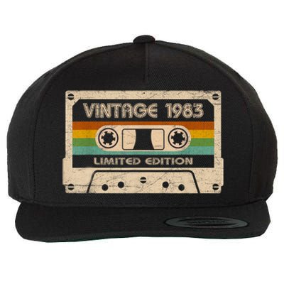 Vintage 1983 Limited Edition 40 Year Old Gifts 40th Birthday Wool Snapback Cap